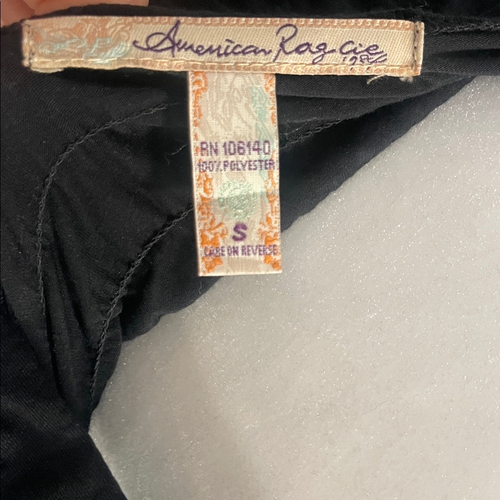 Anerican Rag Black Tank Top Dress with Floral Chiffon Skirt - Picture 8 of 8